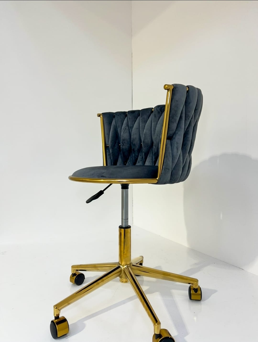 Velvet Swivel Chair